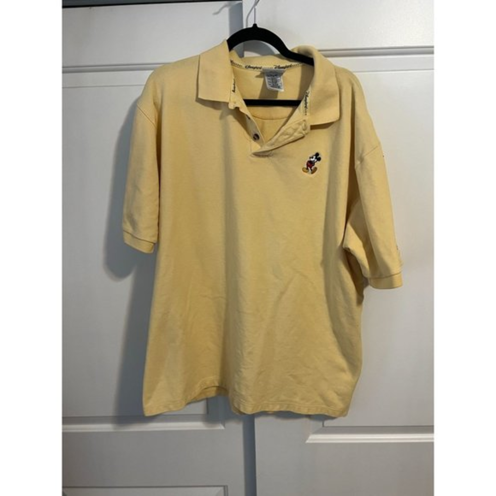 Vintage Disney Mickey Mouse Disneyland Polo Shirt -‎ Size XXL
